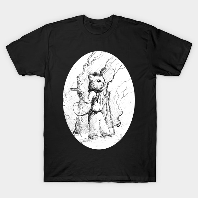 Ratty in the wild woods 06/11/23 - Children's book inspired designs T-Shirt by STearleArt